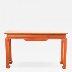 A Mid Century mahogany console in the manner of J Mont circa 1950  - 1685006