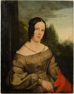 A Mid Nineteenth Century Portrait of a Distinguished Woman  - 3717161