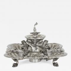 A Milanese sterling silver 20th century fountain centrepiece - 2700918