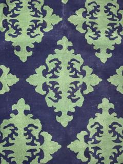 A Modern Wool Carpet Rug Wool Five by Seven Feet Nine Inches - 2876464
