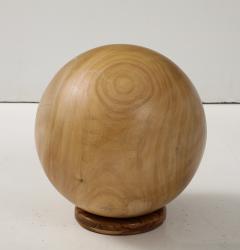 A Modern decorative Sphere Solid Tropical Wood  - 3457464
