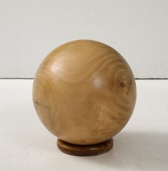 A Modern decorative Sphere Solid Tropical Wood  - 3457466