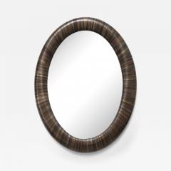 A Modernist Mirror executed in meticulous straw marquetry - 4027380