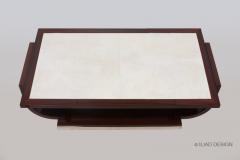 A Modernist Style Parchment Top Coffee Table by Iliad Design - 453895