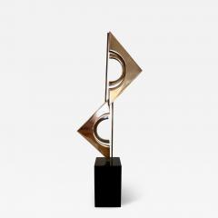 A Modernist polished bronze sculpture by Carmelo Cappello Italy 1978  - 4221925