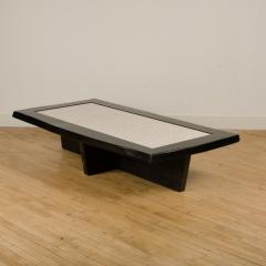 A Modernist rectangular coffee table with eggshell fragment top Contemporary - 1739235