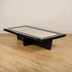 A Modernist rectangular coffee table with eggshell fragment top Contemporary - 1739240