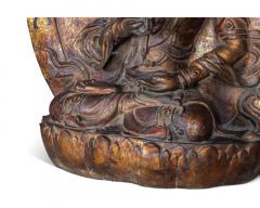 A Monumental Gilt Lacquered Bronze Ornamental Sculpture of Vajrasattva - 3913126