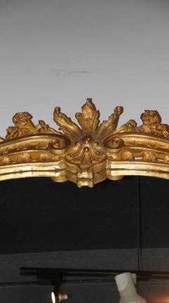 A Monumental Italian 18th Century Giltwood Mirror - 3340609