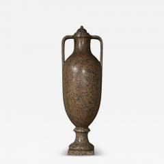 A Monumental Lapis Pyrrhopoecilus Lidded Amphora - 4344383