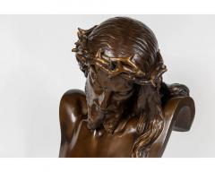 A Monumental Patinated Bronze Bust of Jesus Christ by Clesinger and Barbedienne - 3979245