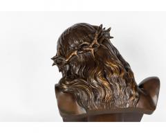 A Monumental Patinated Bronze Bust of Jesus Christ by Clesinger and Barbedienne - 3979249