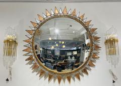 A Monumental Sunburst mirror - 2207252