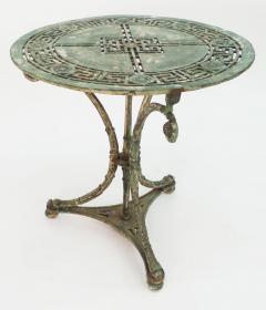 A Napoleon III Iron Garden Table - 2638400