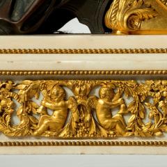 A Napoleon III gilt mantel clock by Deniere - 774769