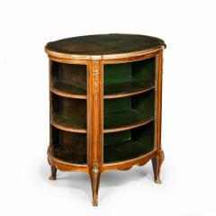 A Napoleon III kingwood freestanding open bookcase - 1606972