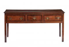 A Narrow Three Drawer Sideboard Dresser c 1760 - 4680938