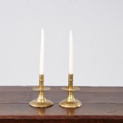 A Near Pair of 17th c English Brass Candlesticks - 4480933