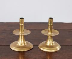 A Near Pair of 17th c English Brass Candlesticks - 4480934