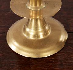 A Near Pair of 17th c English Brass Candlesticks - 4480937