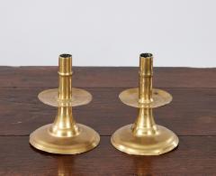 A Near Pair of 17th c English Brass Candlesticks - 4480939