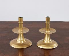 A Near Pair of 17th c English Brass Candlesticks - 4480940