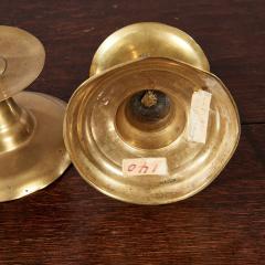 A Near Pair of 17th c English Brass Candlesticks - 4480943
