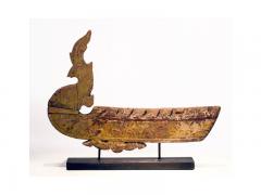 A Near Pair of Antique Hong Bird Roof Carvings Thailand - 88694