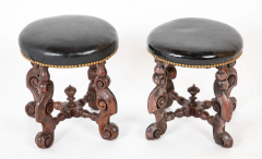 A Near Pair of Flemish Jacobean Stools - 3265164