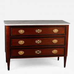 A Neoclassical Ormolu Mounted Marble Top Commode Italian Florence ca 1790 - 133592
