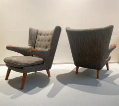 A P Stolen Pair of Hans Wegner AP 19 Papa Bear Armchairs for A P Stolen - 2538820