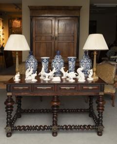 A PAIR OF 19TH CENTURY GILT CANDELABRA CONVERTED TO LAMPS - 4096739
