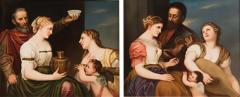 A PAIR OF BERLIN KPM PORCELAIN PLAQUES DEPICTING ALIGIRA TIRIAN - 3570322