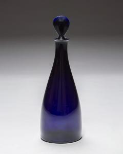 A PAIR OF BRISTOL BLUE SPIRIT DECANTERS - 4217772
