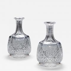 A PAIR OF CUT ENGRAVED WATER CARAFES - 3789344