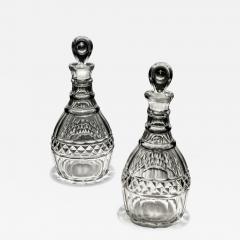 A PAIR OF CUT GEORGIAN DECANTERS - 3799890