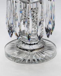 A PAIR OF DIAMOND CUT REGENCY LUSTRES - 4742653