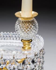 A PAIR OF DIAMOND CUT REGENCY TRAY LIGHTS - 4424946