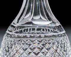 A PAIR OF ELABORATELY CUT DECANTERS OF MASONIC INTEREST - 3787828