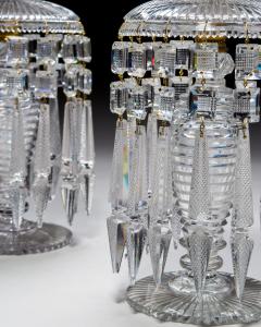 A PAIR OF ELABORATELY CUT REGENCY LUSTRES - 4461749