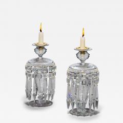 A PAIR OF ELABORATELY CUT REGENCY LUSTRES - 4463863