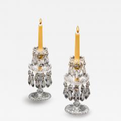 A PAIR OF ELABORATELY CUT VICTORIAN LUSTRES - 4344267