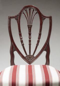 A PAIR OF ELIZA JUMEL S FEDERAL HEPPLEWHITE SIDE CHAIRS - 4696440