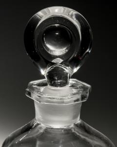 A PAIR OF ENGRAVED SQUARE SPIRIT BOTTLES - 3790931