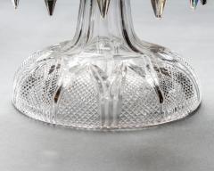 A PAIR OF FINE DIAMOND CUT VICTORIAN LUSTRES - 4217760