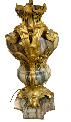 A PAIR OF FRENCH ORMOLU MOUNTED CIPOLLINO MARBLE LAMPS BY MAISON MILLET - 3537865