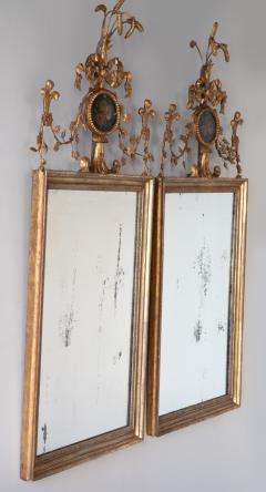 A PAIR OF GEORGE III GILTWOOD MIRRORS LATE 18TH CENTURY - 3710788