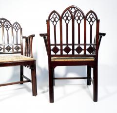 A PAIR OF GEORGE III MAHOGANY ARMCHAIRS - 3078247