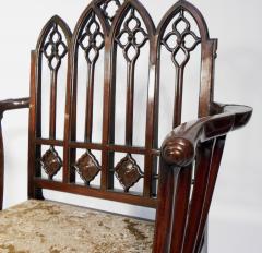 A PAIR OF GEORGE III MAHOGANY ARMCHAIRS - 3078252