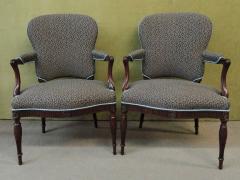 A PAIR OF GEORGE III MAHOGANY ARMCHAIRS - 4221774